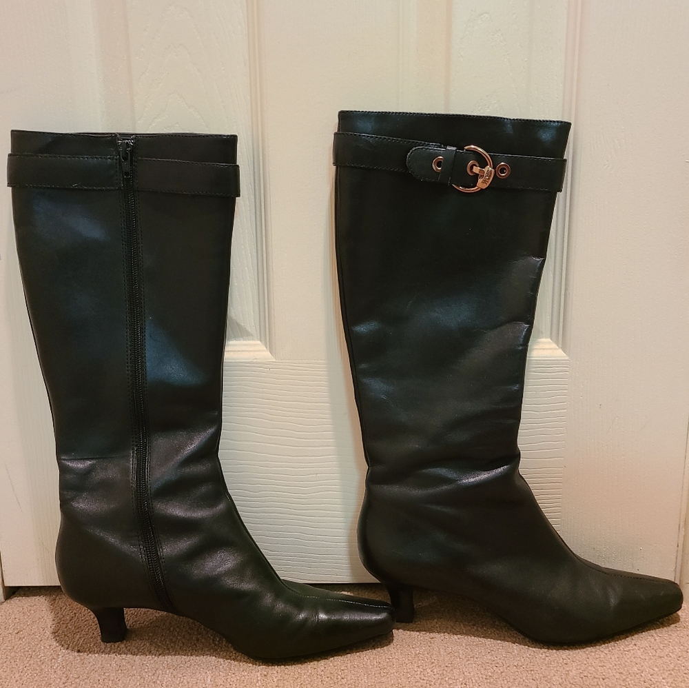 Anne Klein Ginger Black Boots 8M